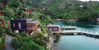 a bridge over a body of water