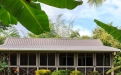 a palm tree in front of a house