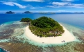 a view of a beach next to a body of water