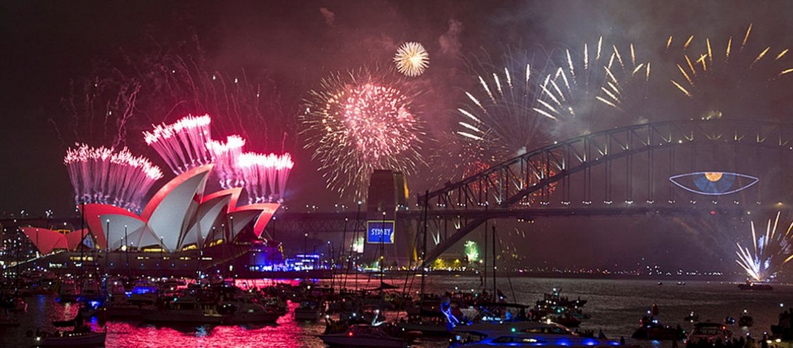 a group of fireworks in the sky