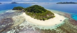 a view of a beach next to a body of water